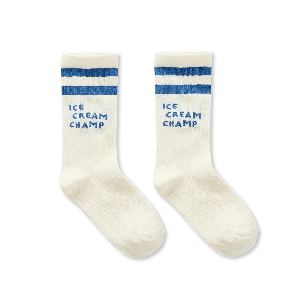Sproet en Sprout Sokken Ice Cream Champ Off-White