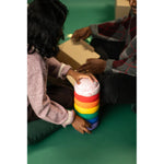 Stapelstein Original Special MINI Rainbow Classic Blush - Limited Edition