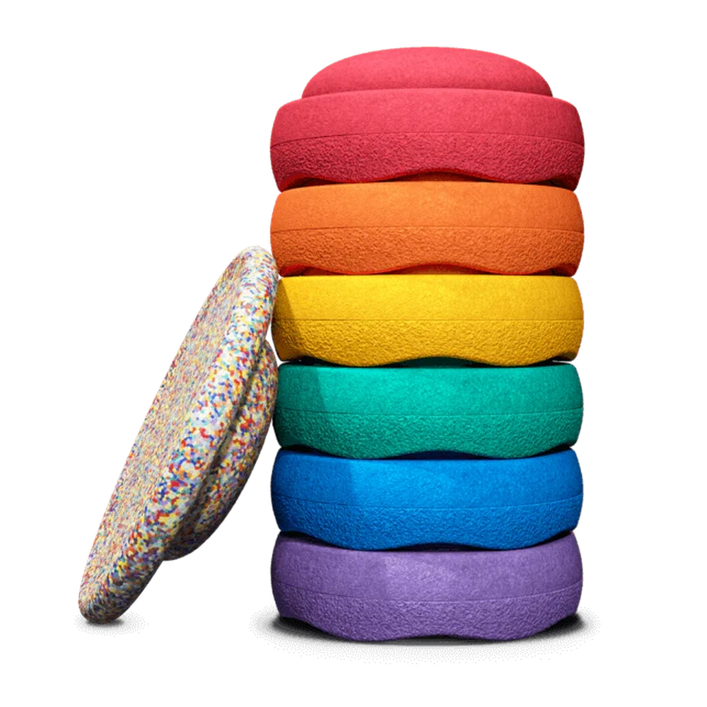 Stapelstein Super Confetti Rainbow Set Classic