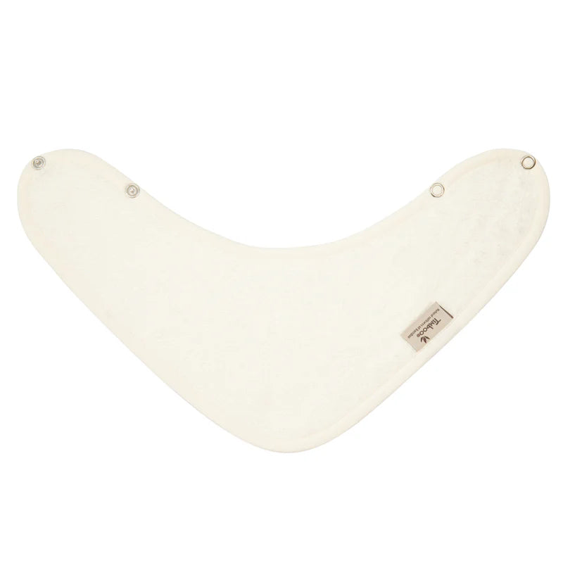 Timboo Bandana Slabbetje Dubbele Laag - Daisy White