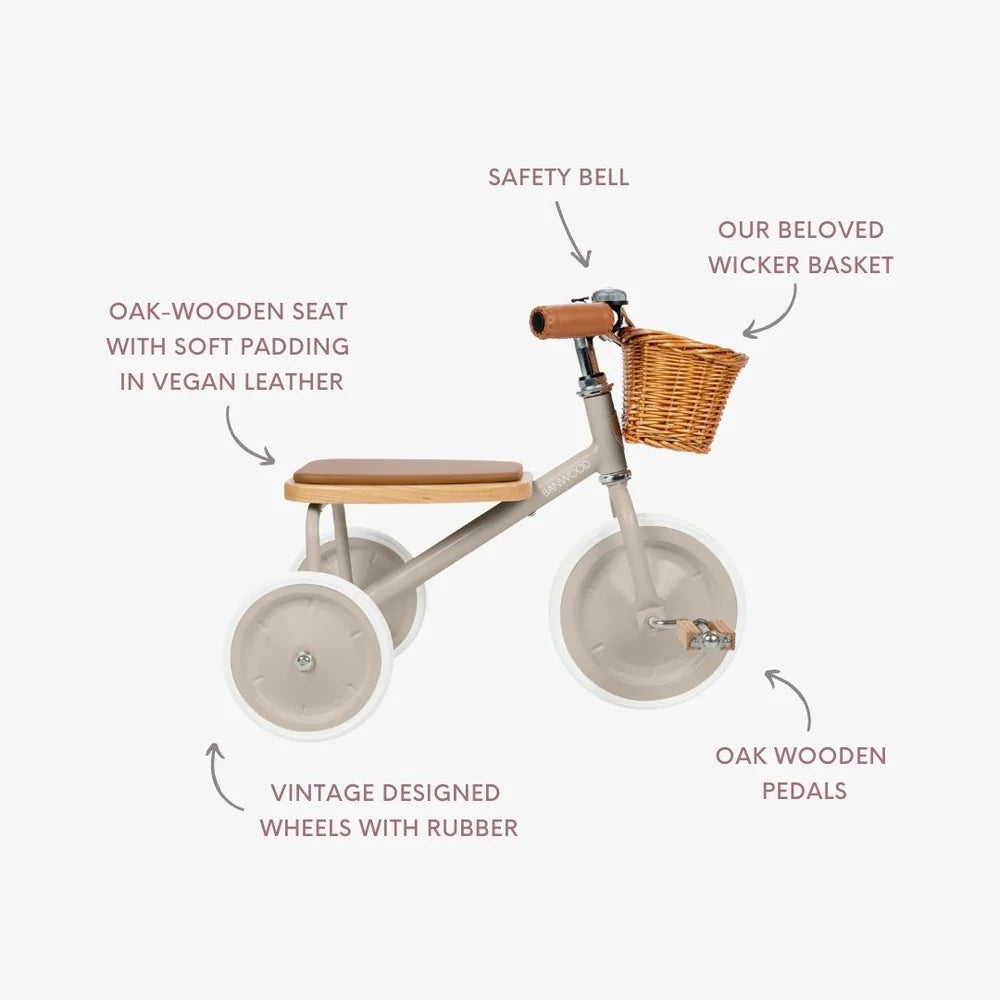 Banwood Driewieler / Trike Vintage - Beige