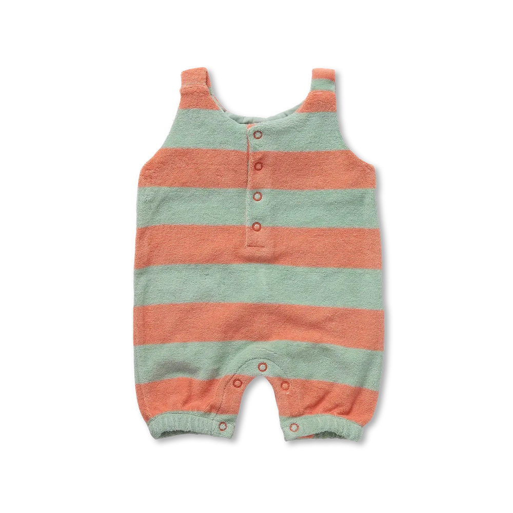 Sproet en Sprout Terry Jumpsuit Strepen