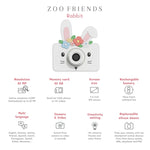 The Zoofamily Zoo Friends - Rabbit Flower | Kindercamera