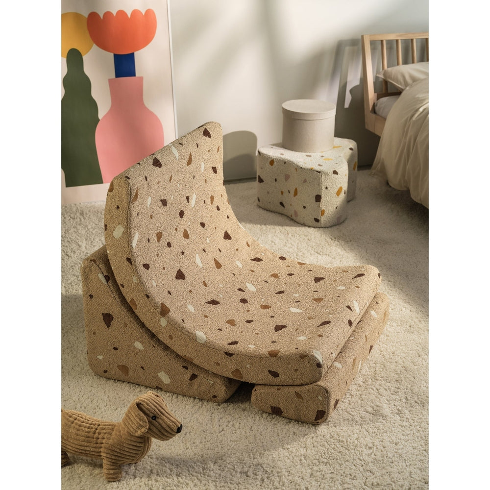 Wigiwama Ligzetel - Moon Chair - Terrazzo Sand