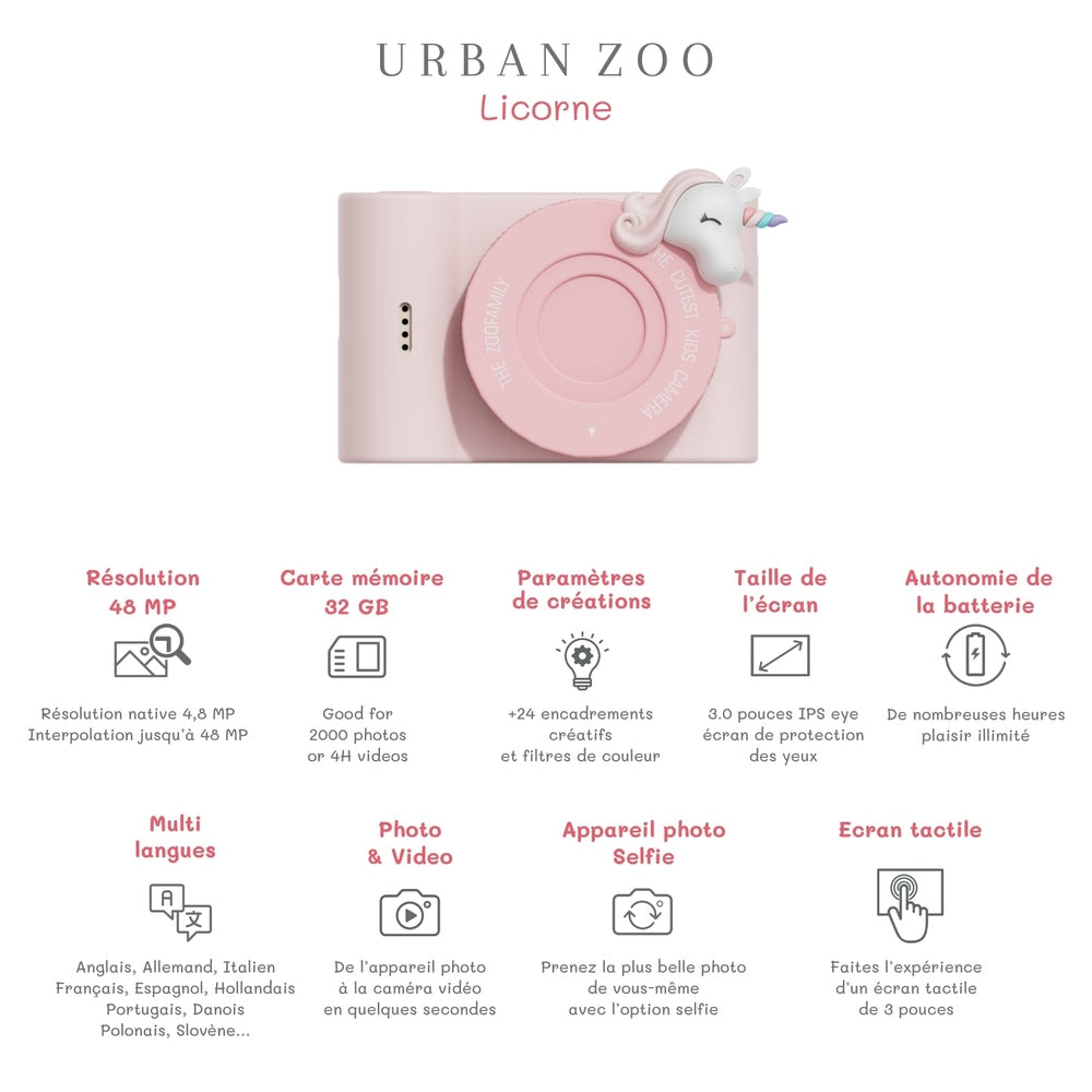 The Zoofamily Urban Zoo - Unicorn | Kindercamera