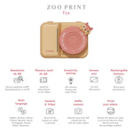 The Zoofamily Zoo Print - Fox | Kindercamera Met Instant Printing