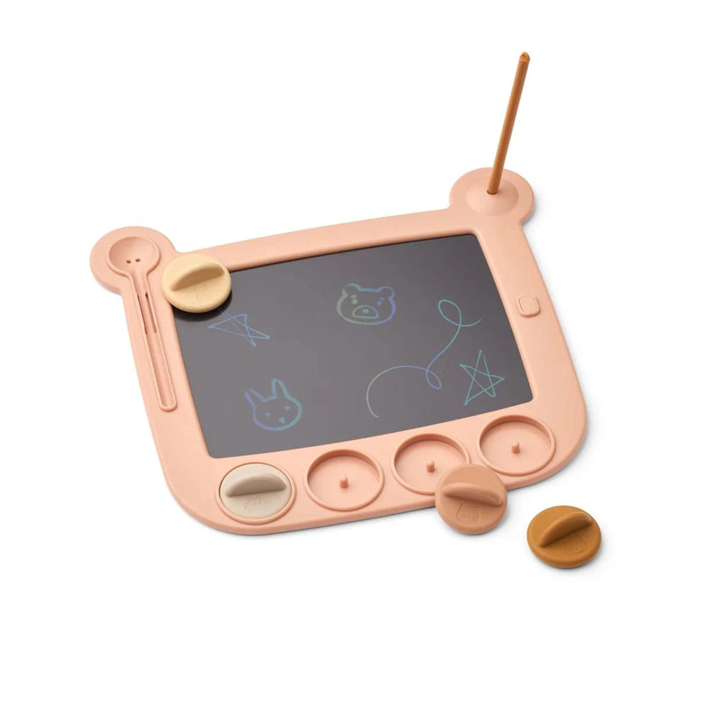 Liewood Venzora LCD Tekenbord Met Stempels - Pale Tuscany Multimix