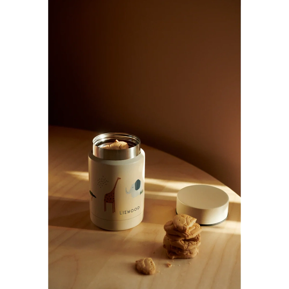 Liewood Bewaarpot / Thermos Voedselcontainer / Nadja Food Jar - Safari Sandy Mix
