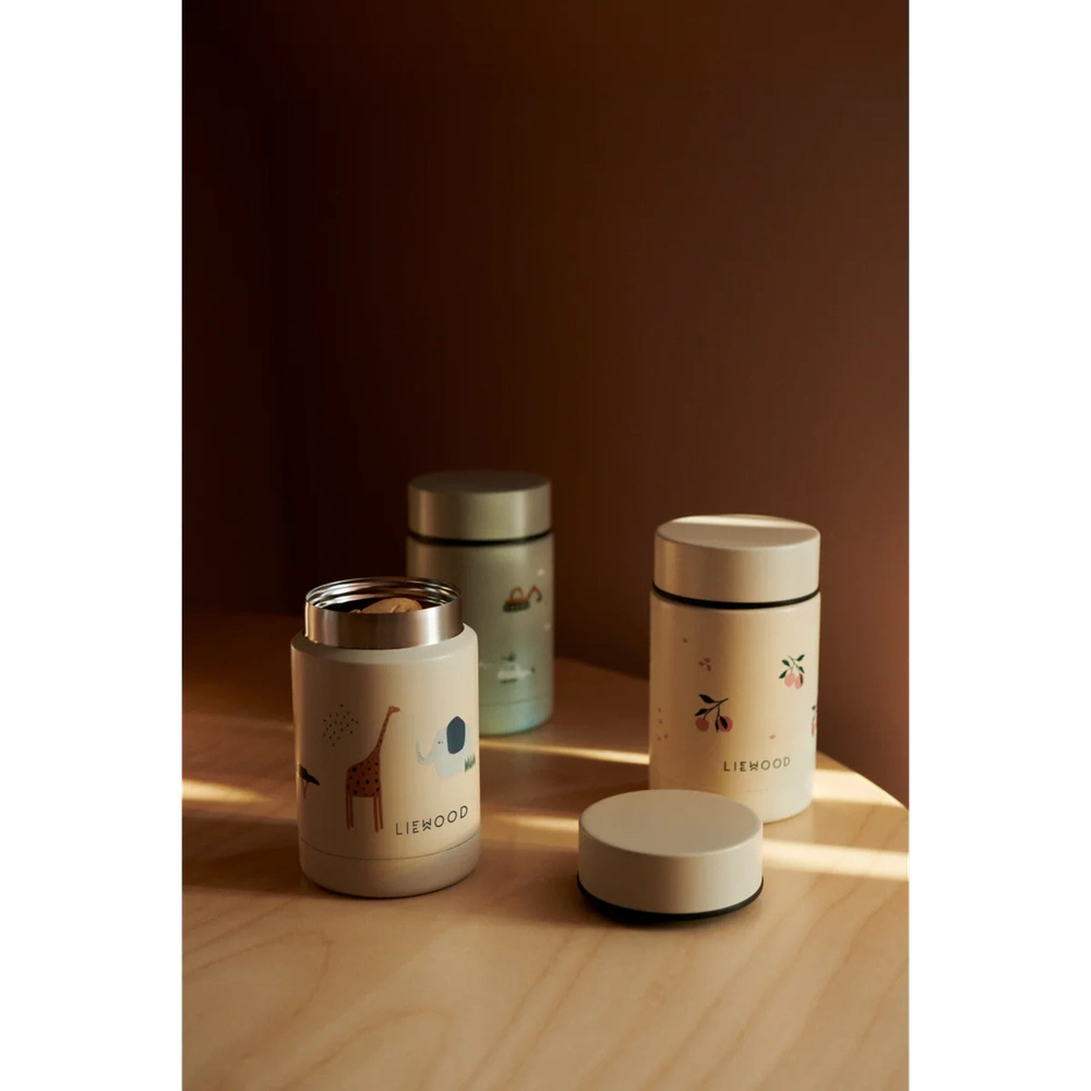 Liewood Bewaarpot / Thermos Voedselcontainer / Nadja Food Jar - Safari Sandy Mix