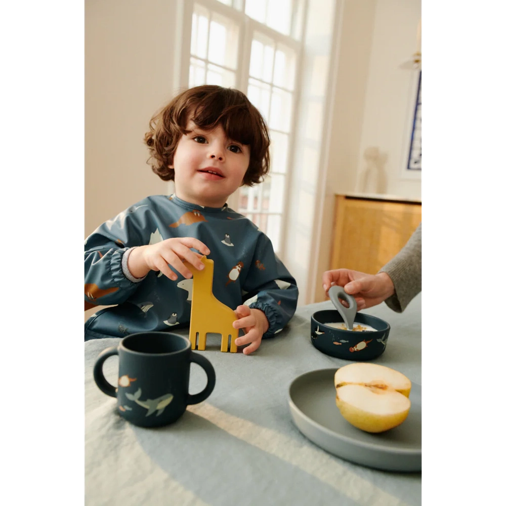 Liewood Eetset - Vivi Printed Tableware Set - Arctic Sea / Ocean view