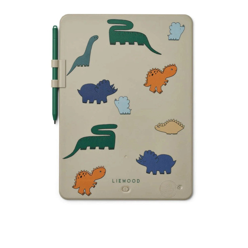 Liewood Zora Magic Drawing Board - Magisch tekenbord - Dinosaurs / Mist