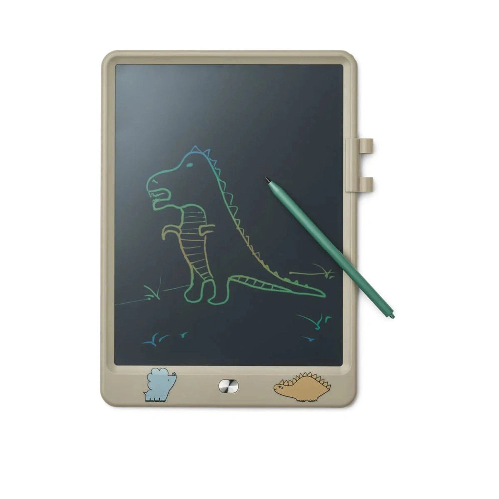 Liewood Zora Magic Drawing Board - Magisch tekenbord - Dinosaurs / Mist