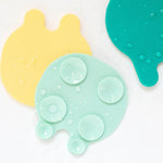 Anti-Slip Pads Voor Bad - Grippi Bath Buddies 8 Stuks - Green/Yellow