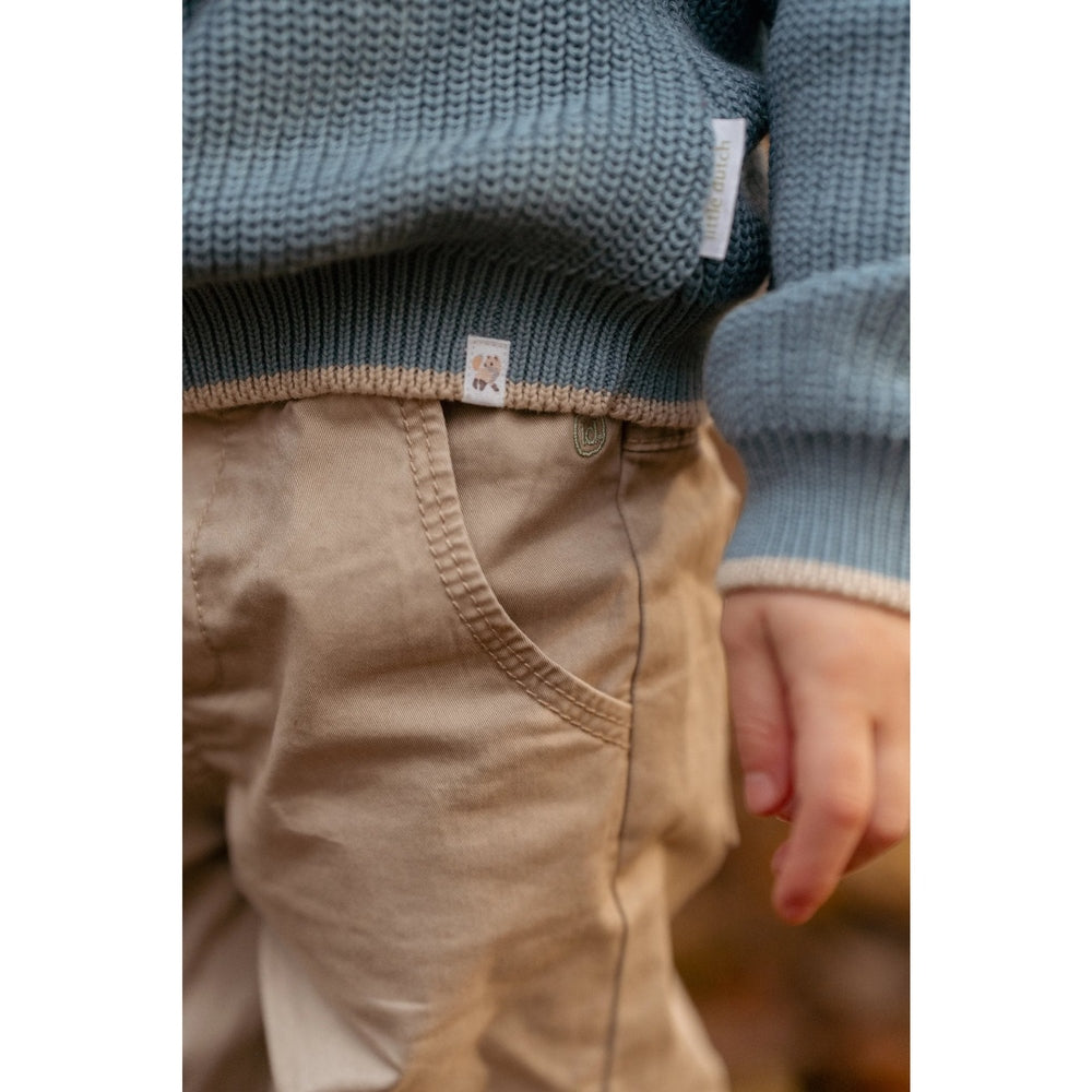 Little Dutch Gebreide Trui - Stone Blue