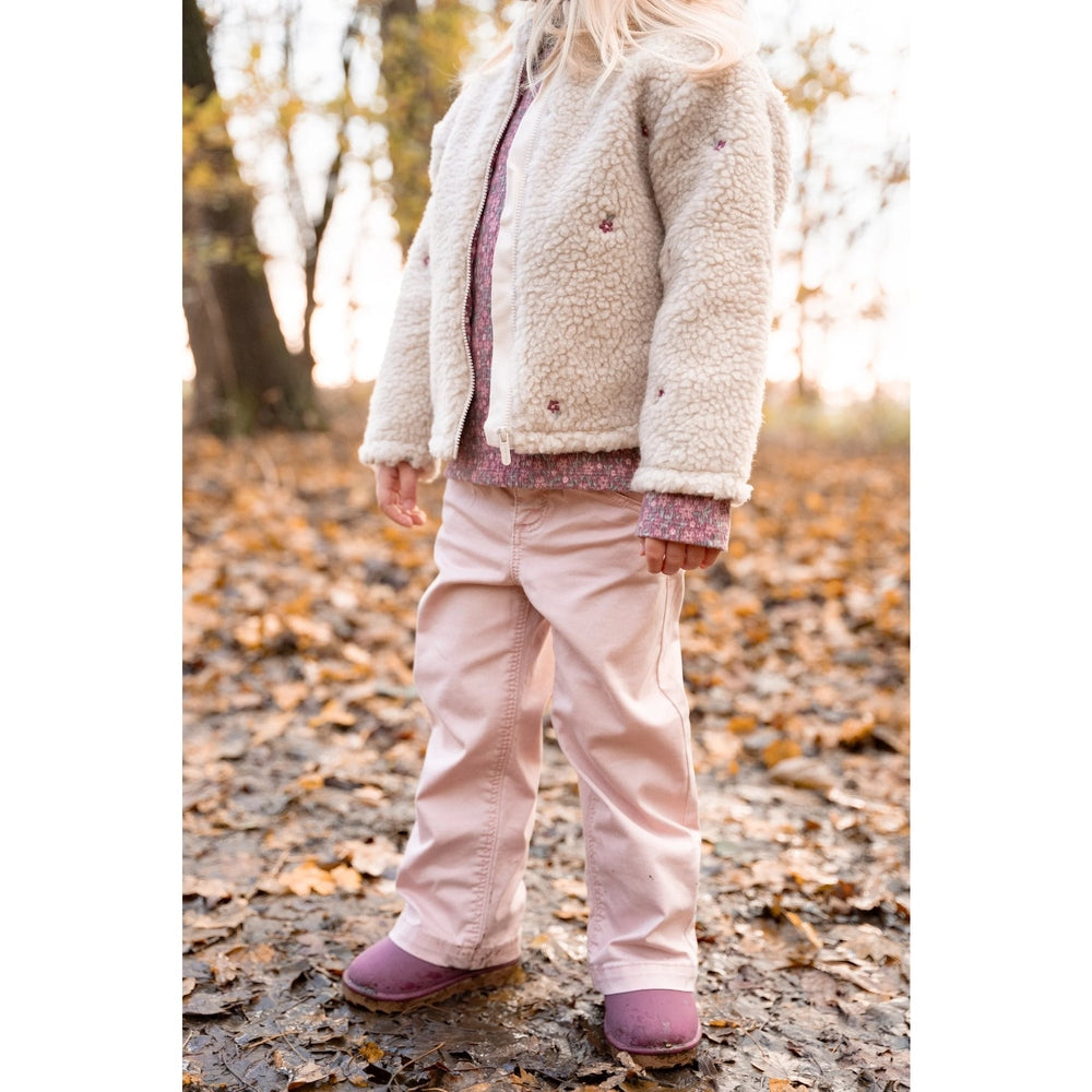 Little Dutch Cardigan - Sand Met Bloemetjes