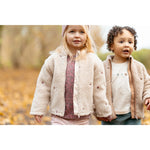 Little Dutch Cardigan - Sand Met Bloemetjes
