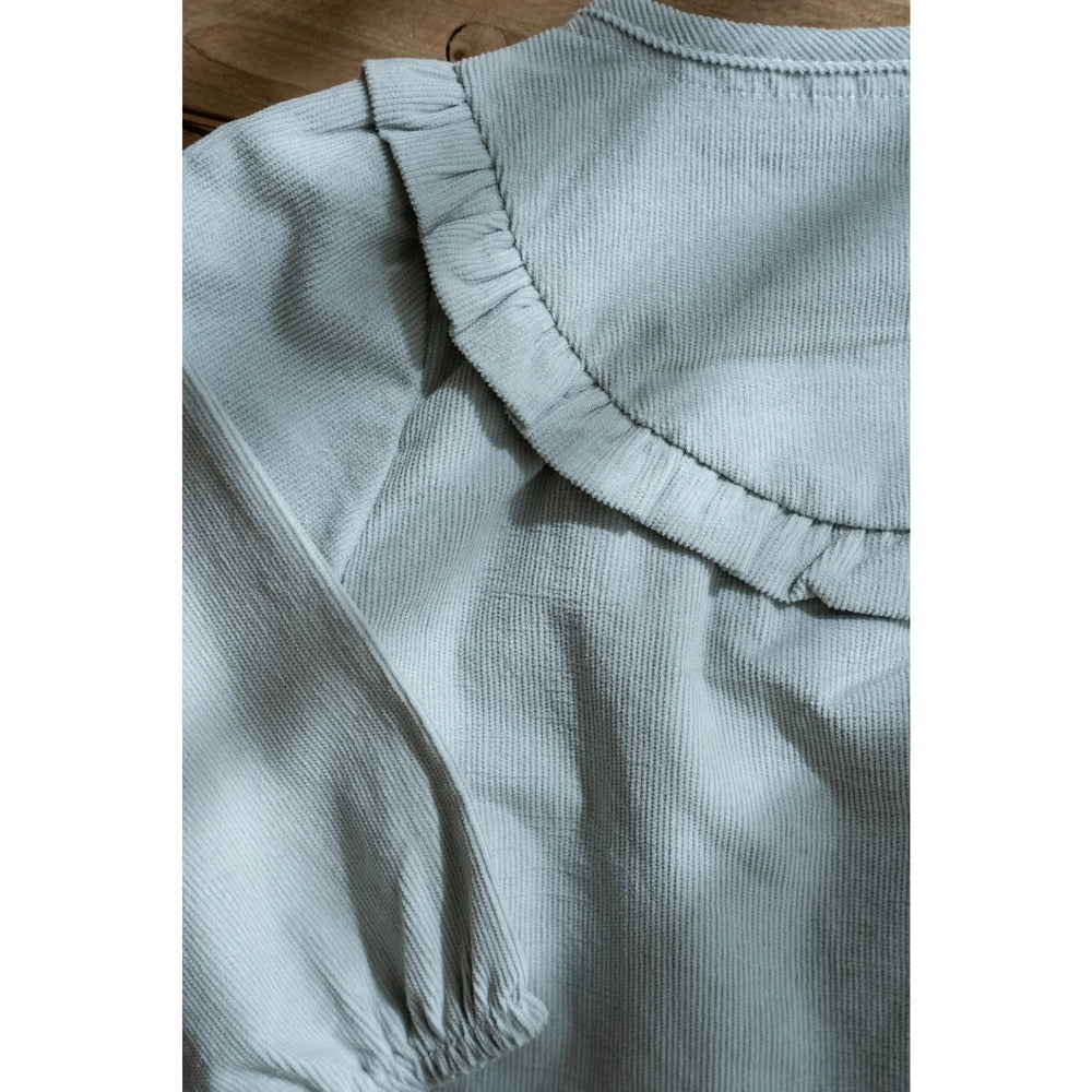 Little Dutch Corduroy Blouse Lange Mouwen - Fairy Green