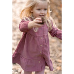 Little Dutch Corduroy Jurk Lange Mouwen - Rouge