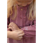 Little Dutch Corduroy Jurk Lange Mouwen - Rouge