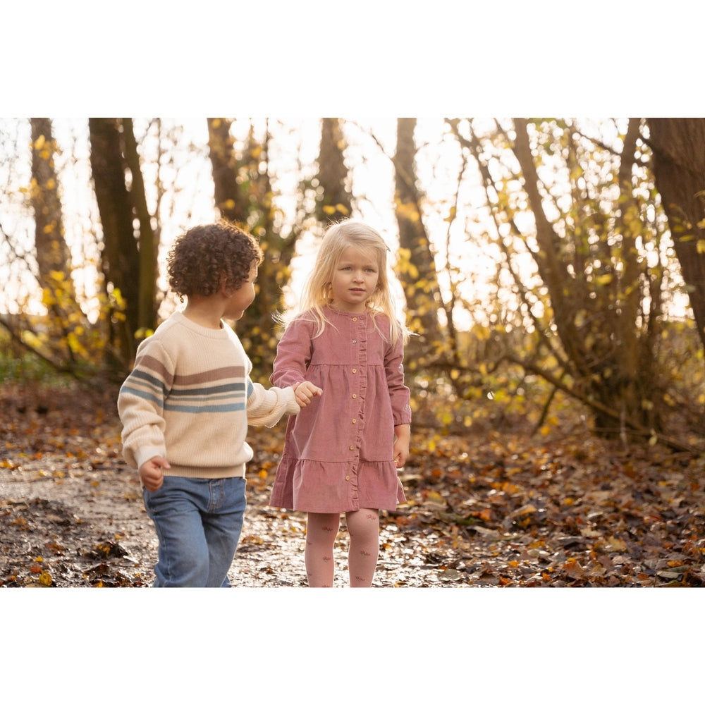 Little Dutch Corduroy Jurk Lange Mouwen - Rouge