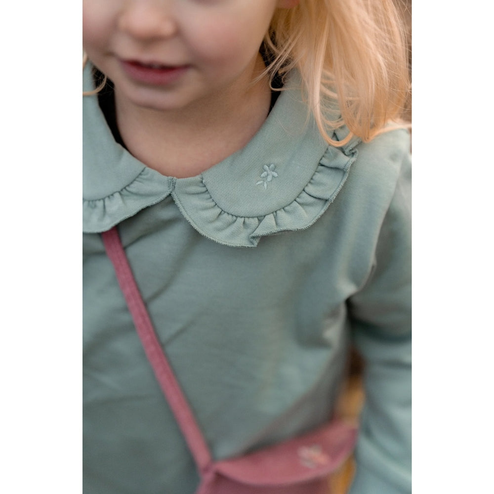 Little Dutch Sweater Met Kraagje - Garden Green