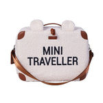 Childhome Mini Traveller Kinderkoffer- Teddy Ecru