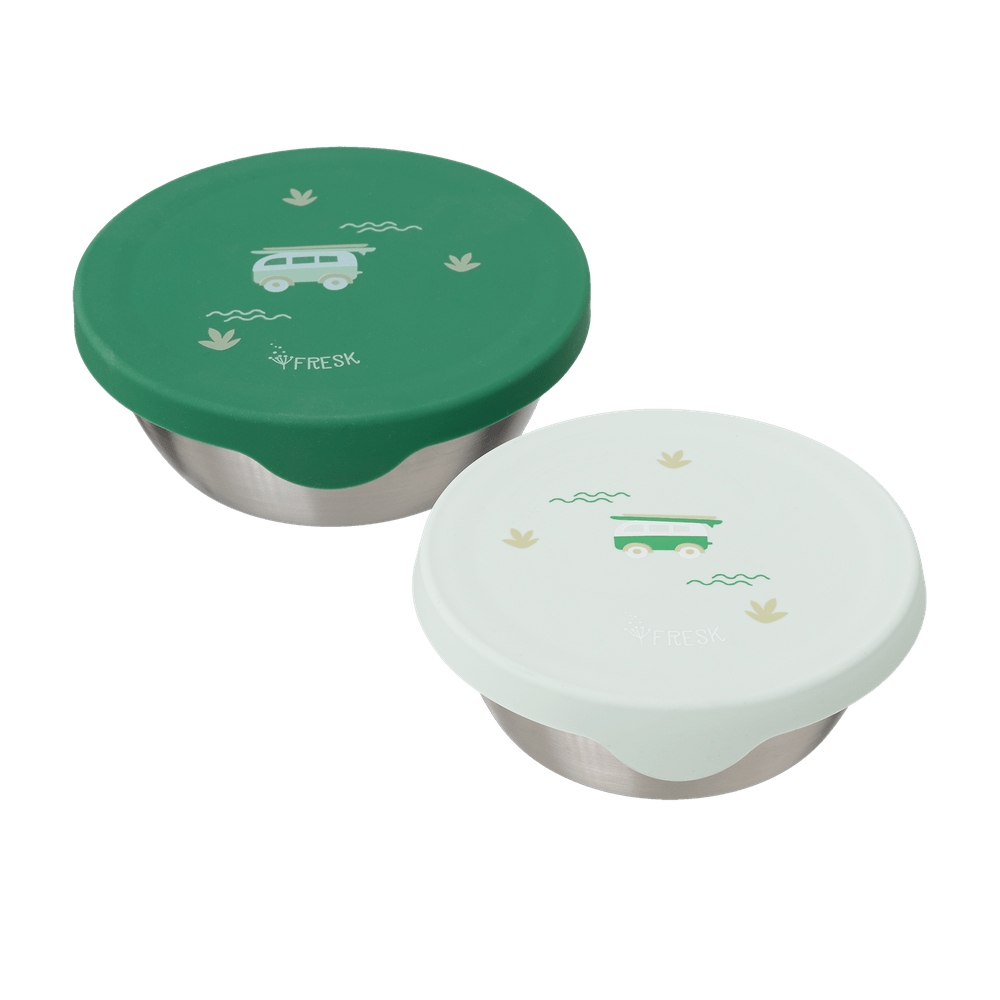 Fresk Roestvrije Snackbox 2st - Surf Boy