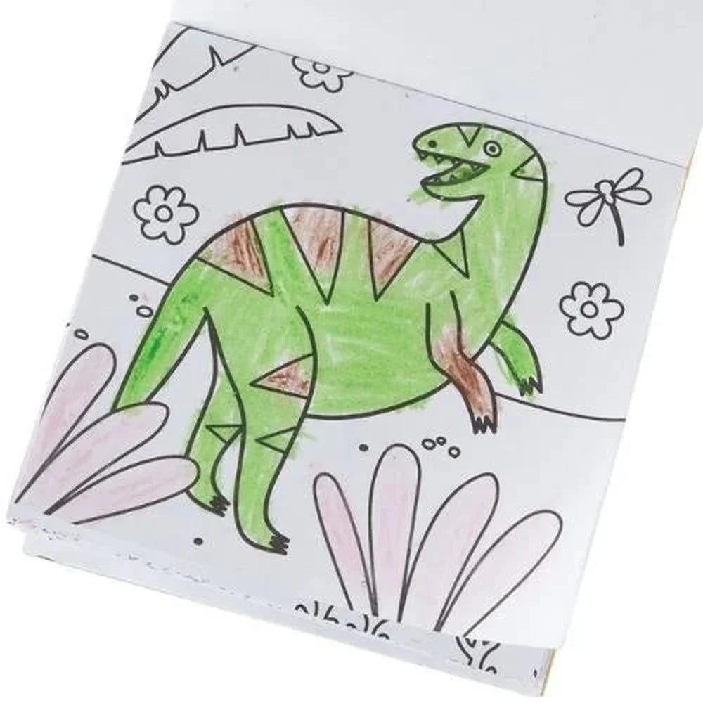 Ooly Carry Along Kleurboekje Met Krijtjes - Dinoland