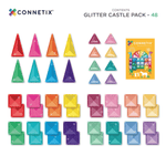 Connetix Glitter Castle Pack | 48 onderdelen