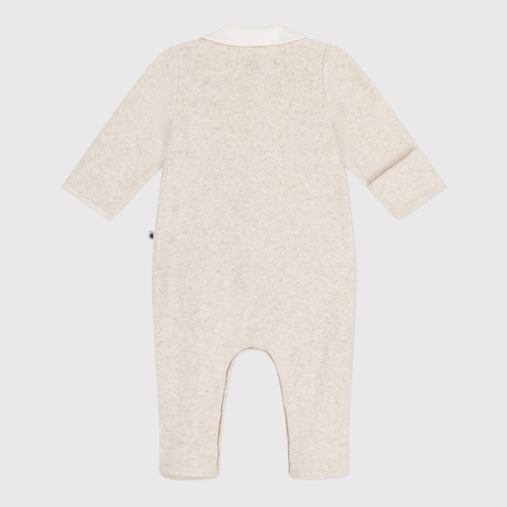 Petit Bateau Babypakje Met Kraag - Beige