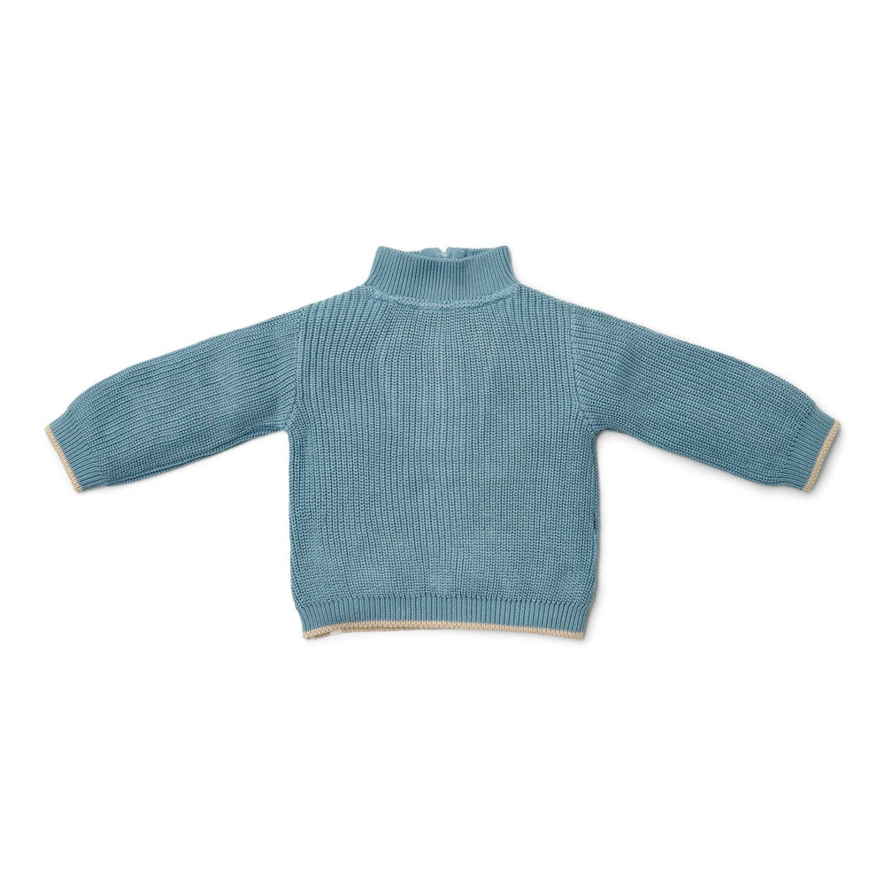 Little Dutch Gebreide Trui - Stone Blue