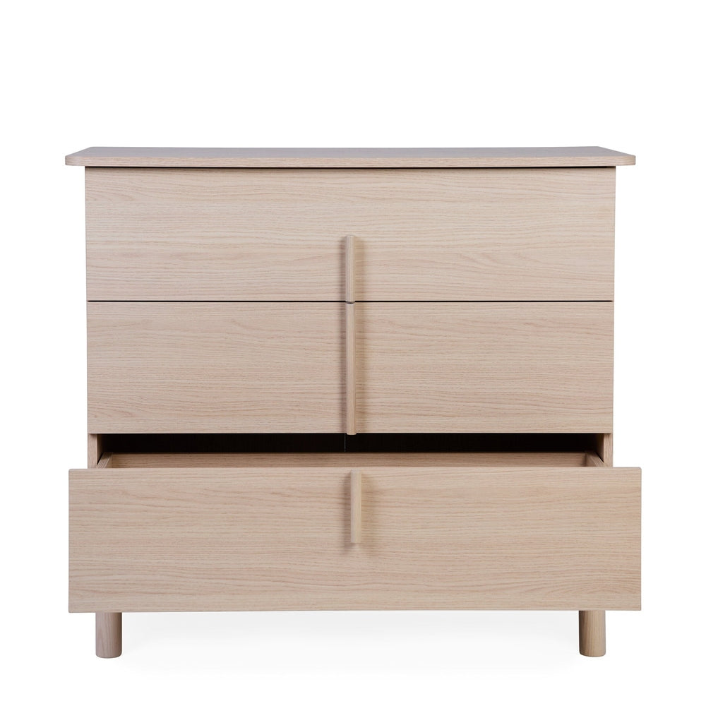 Childhome Commode / Luiertafel 3 Lades - Nordica Naturel