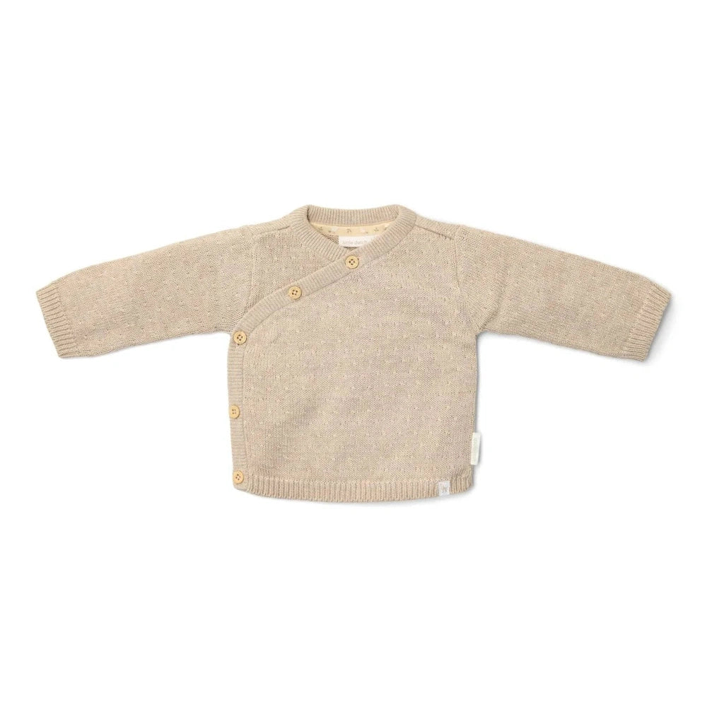 Little Dutch Wrap Cardigan - Beige