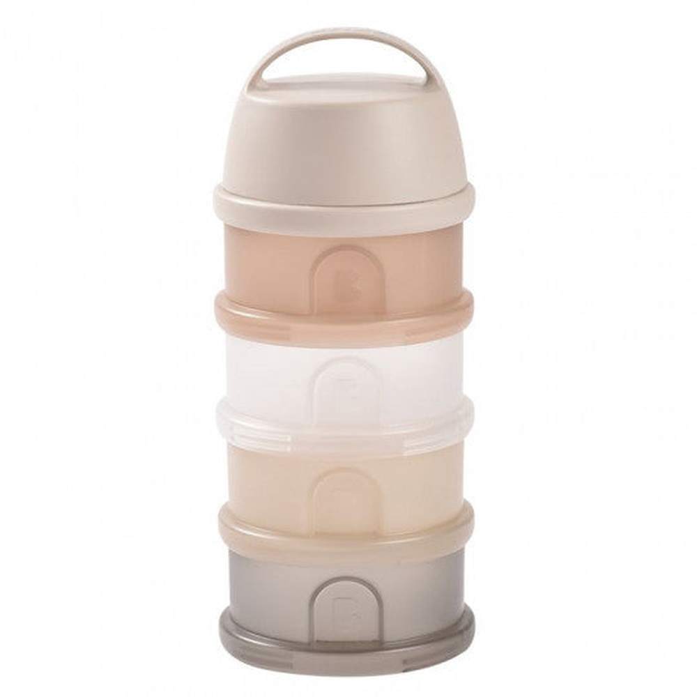 Béaba Doseeerbox Melkpoeder Met 4 Compartimenten | Transparant Clay