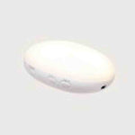 Moonie Knuffel - The Humming Seal Organic 2.0 - Grey Natur | Witte Ruis Zeehond Met Lichtje