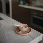 Mushie Siliconen Kommetje En Zuignap - Natural