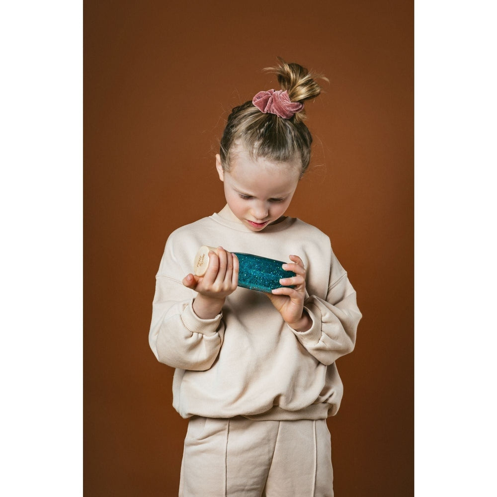 Petit Boum Sensorische Fles Float Turquoise