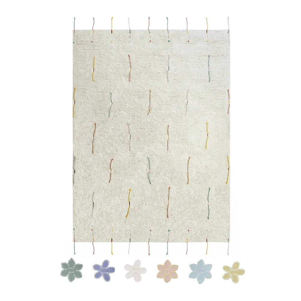 Lorena Canals Wasbaar Tapijt Wildflowers 120x160 cm