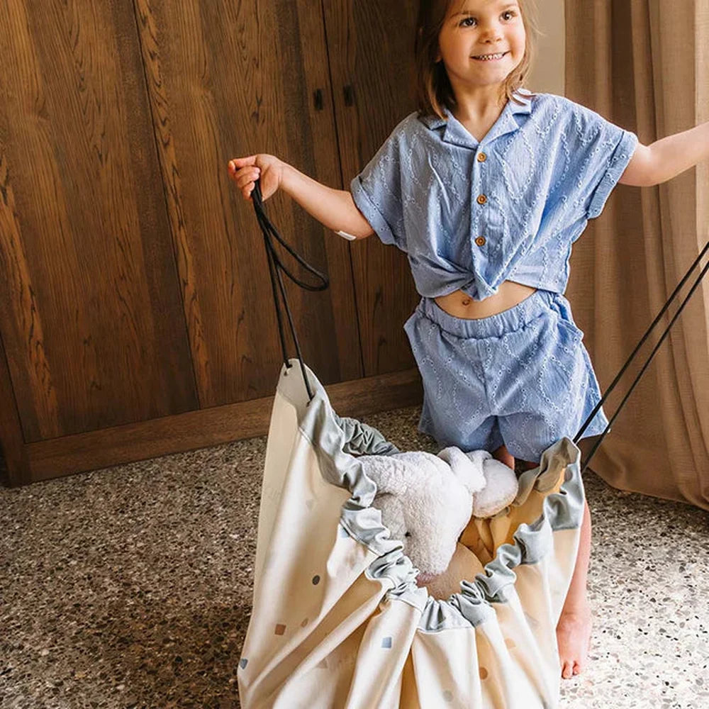 Play & Go Worldmap Colour Opbergzak en Speelmat