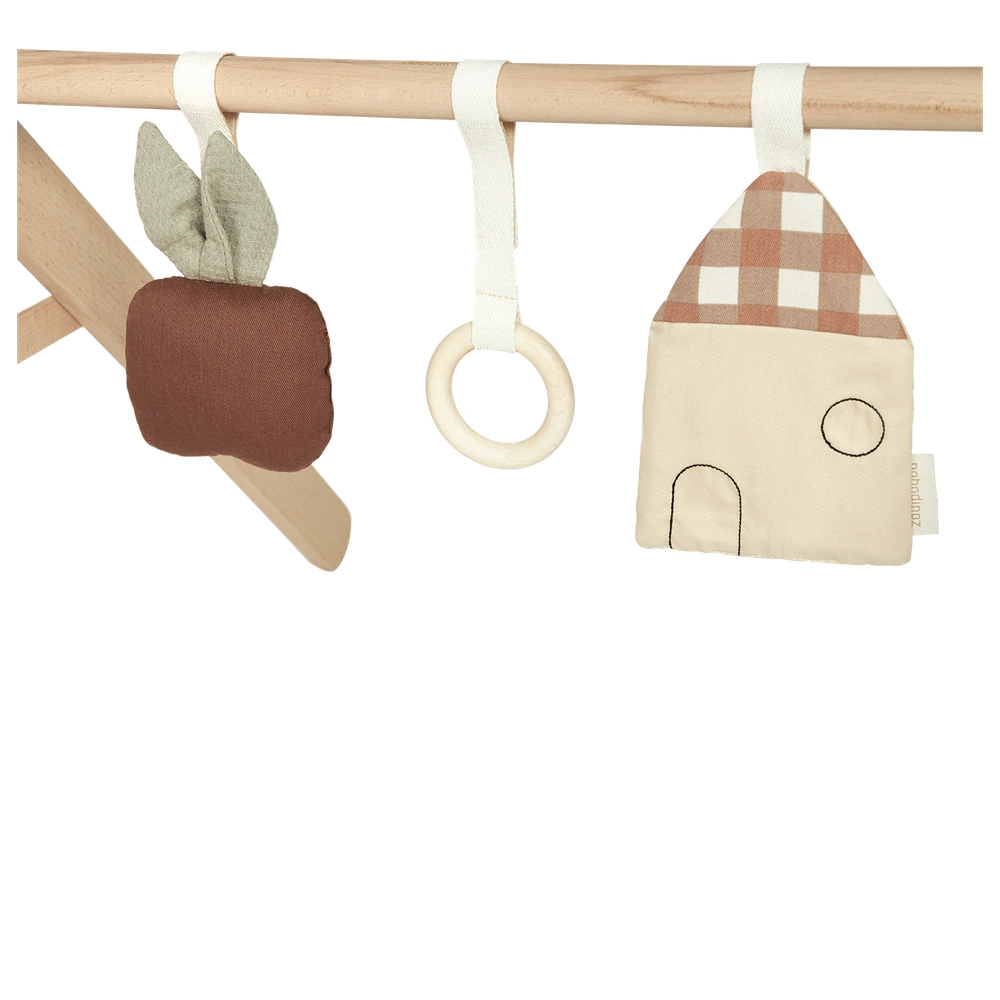 Nobodinoz Baby Gym Hangers en Sensorisch Speelgoed