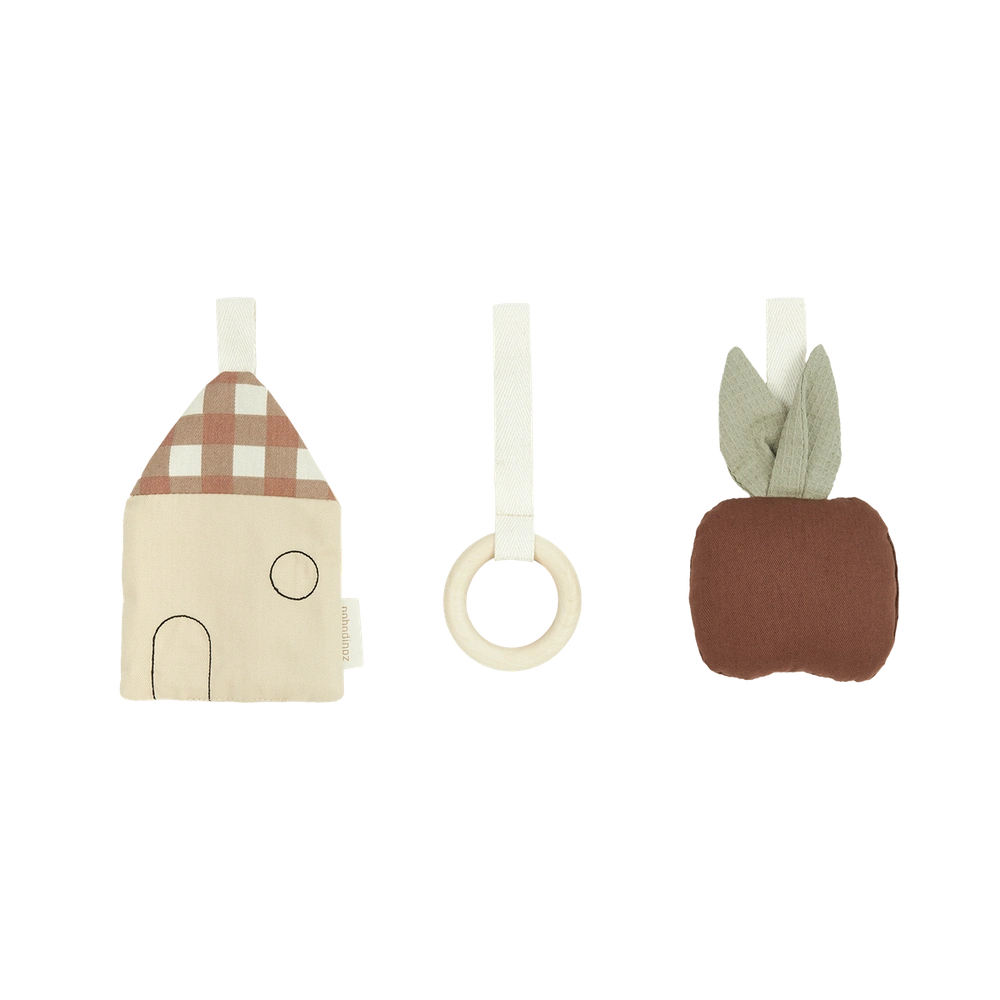 Nobodinoz Baby Gym Hangers en Sensorisch Speelgoed