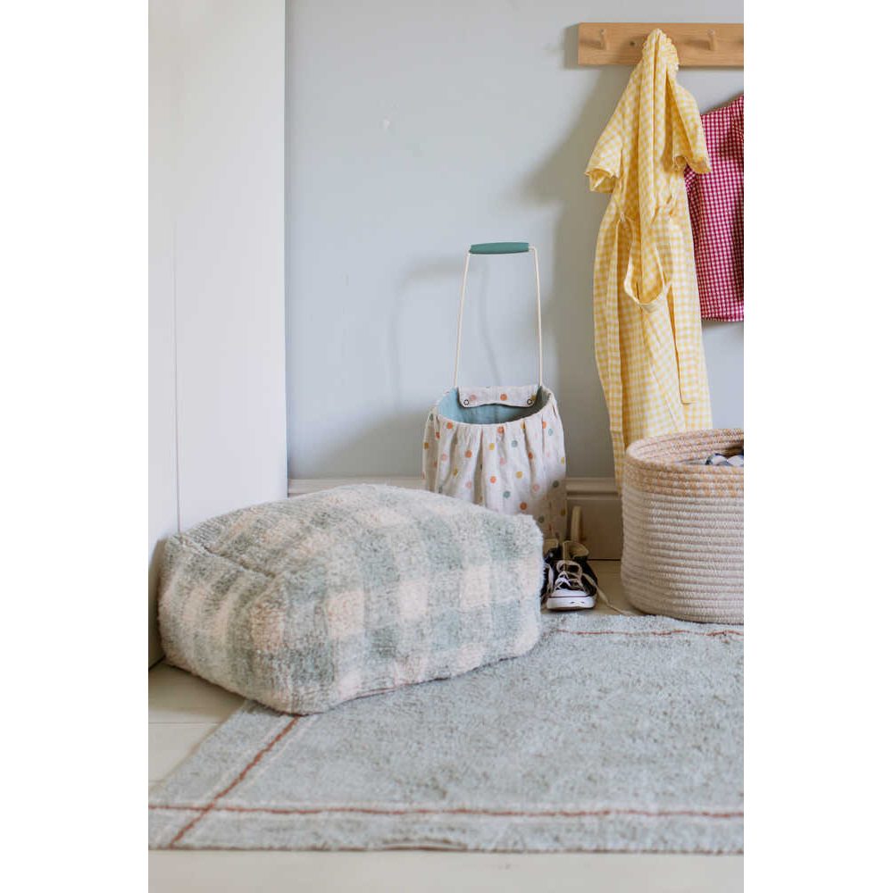 Lorenal Canals Poef Vichy Blue Sage