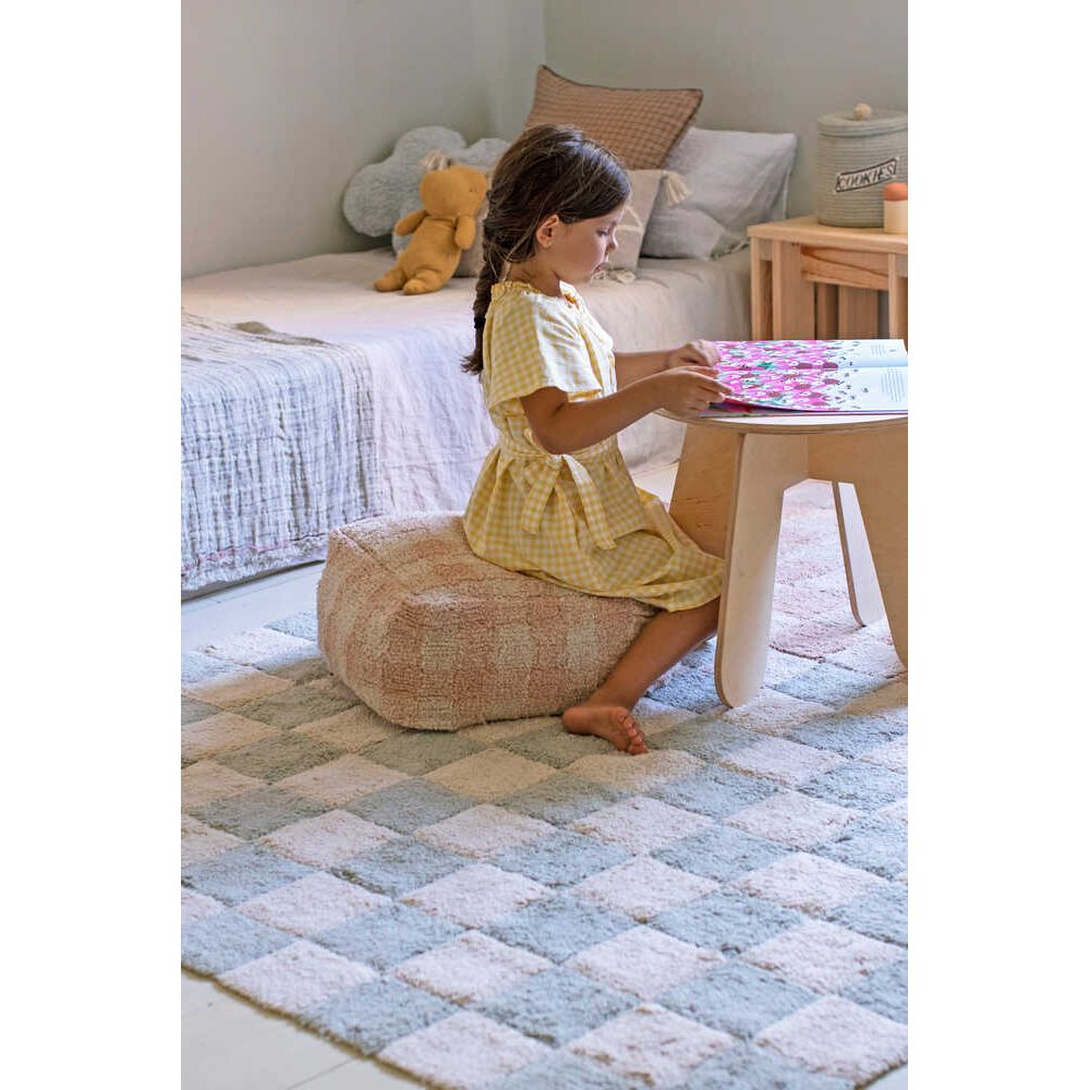 Lorenal Canals Poef Vichy Rose