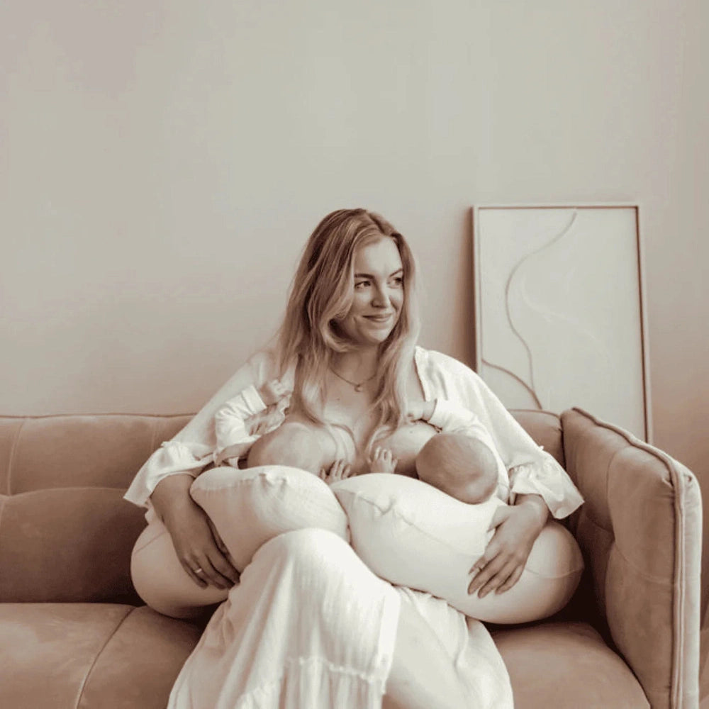 Ilmaha Tweeling Voedingskussen - Champagne