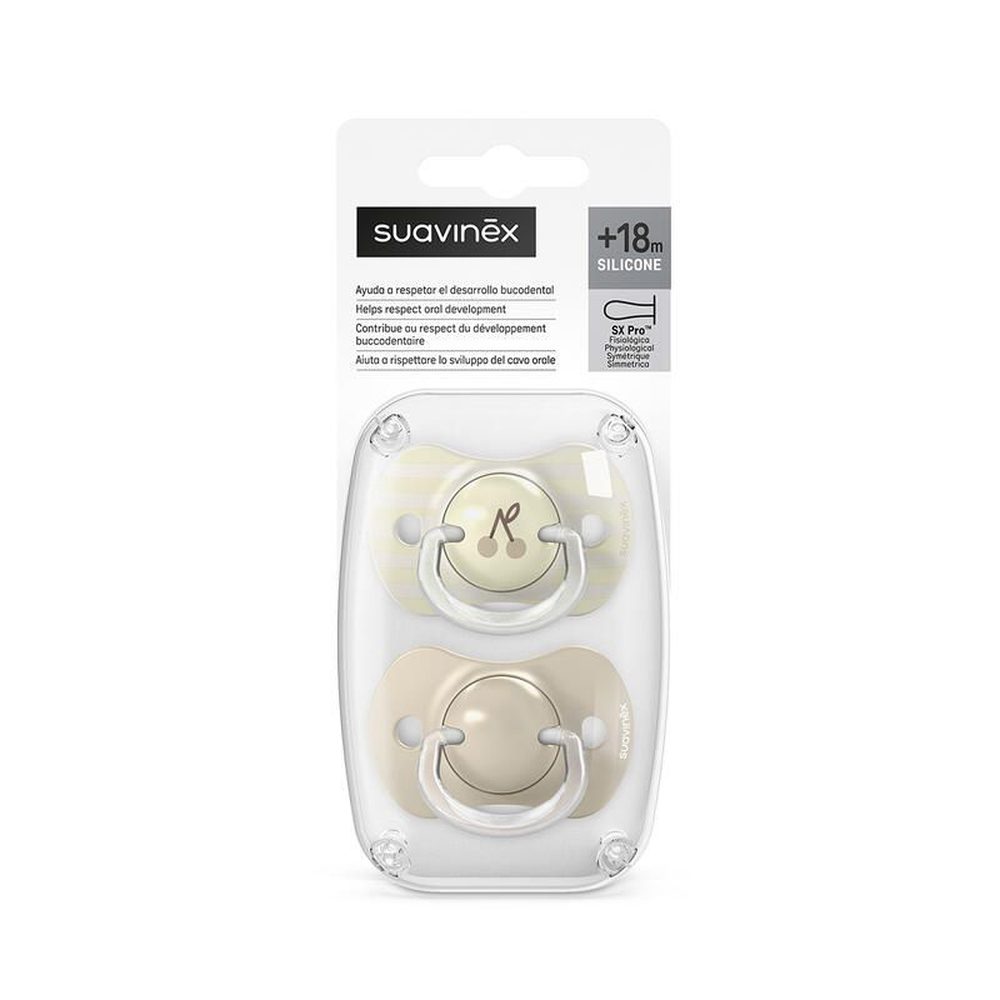 Suavinex - Set van 2 - Kersen Beige - SX Pro 18m