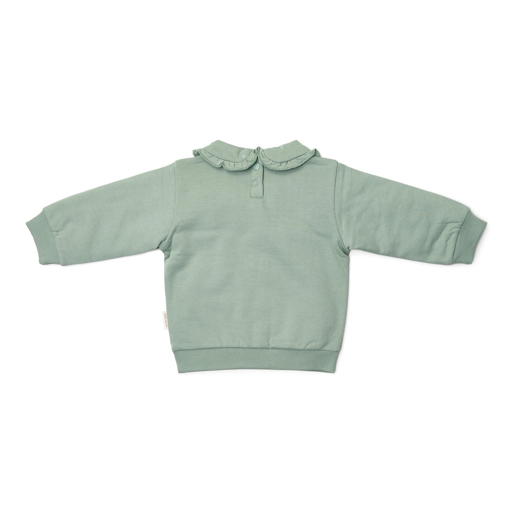 Little Dutch Sweater Met Kraagje - Garden Green