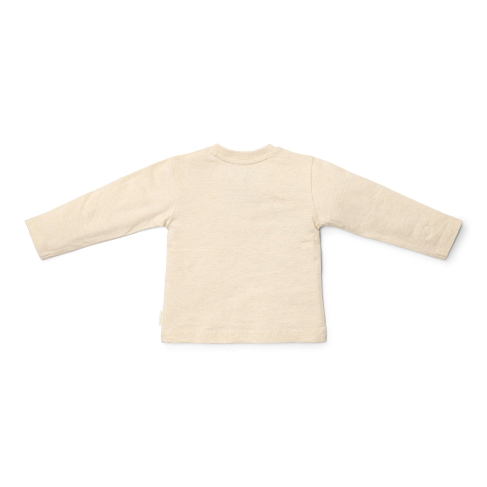 Little Dutch T-shirt Lange Mouwen Let's Go Outside - Sand Melee