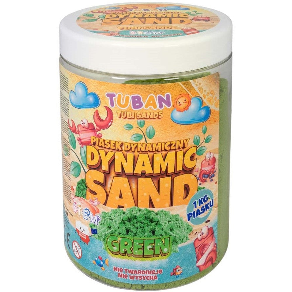 Tuban Dynamic Sand Kinetisch Zand - Green 1 kg
