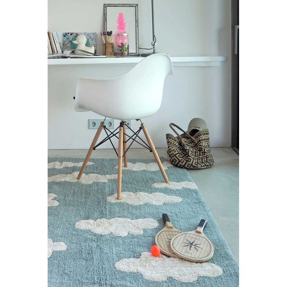 Lorena Canals Wasbaar Tapijt Cloud Vintage Blue