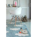 Lorena Canals Wasbaar Tapijt Cloud Vintage Blue